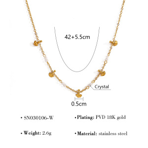 Collier Pendentif Romantique En Forme De Cœur, En Acier Inoxydable Étanche, Couleur Or, Avec Coquillage h5