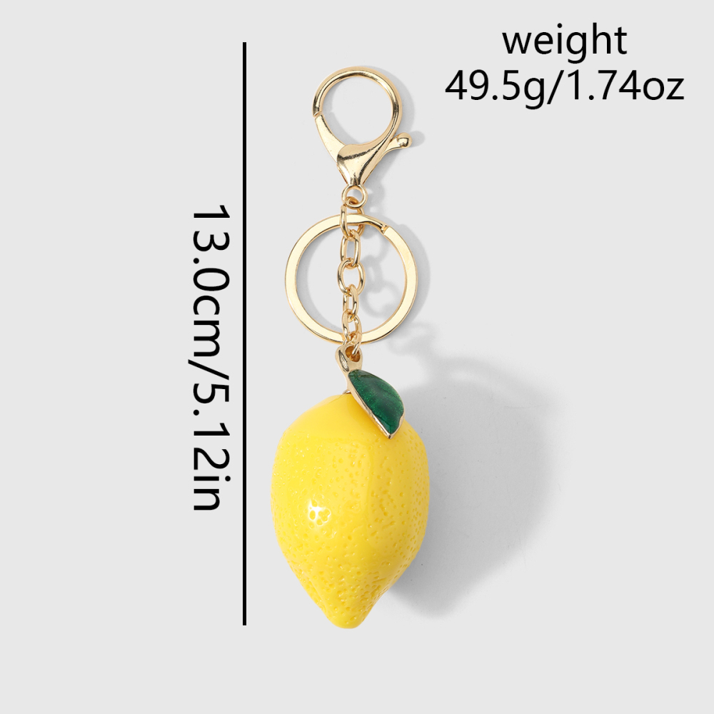 Porte-Clés En Résine Représentant De Jolis Fruits h5Image2