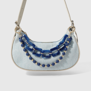 Breloques Pour Sac Femme En Alliage, Motif Nœud Papillon Simple, Couleur Unie, Couleur Fraise h5 Image6