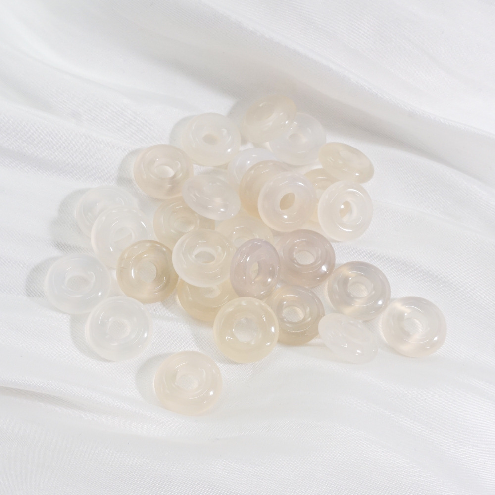 Pendentifs Ronds Simples En Pierres Naturelles Pour Femmes, À Faire Soi-Même Image5