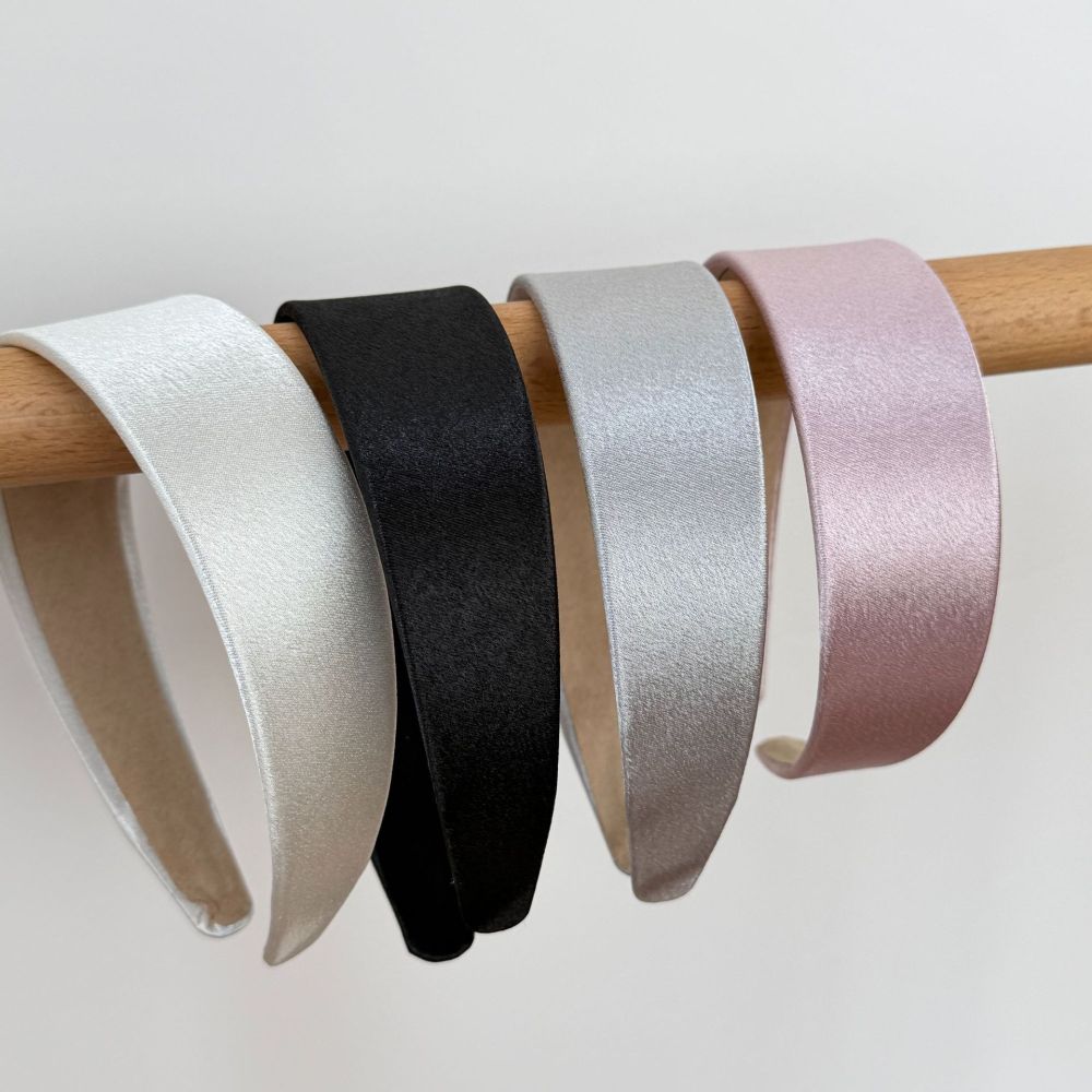 Bandeaux Pour Cheveux Pour Femmes, En Tissu Uni Élégant Et Simple Image3