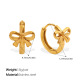 Boucles d'oreilles créoles dorées 