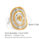 Couleur or et argent/Taille unique/A16-2-250826-8 
