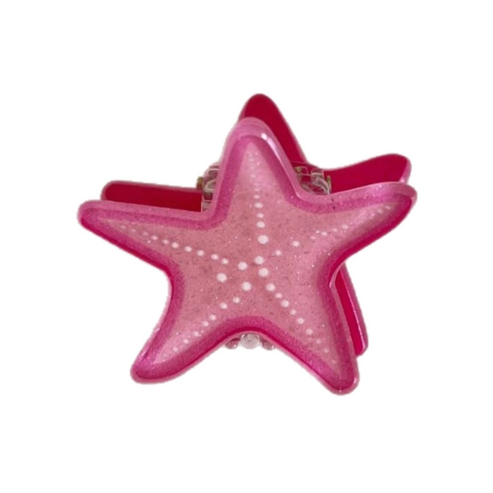 Pinces À Cheveux Acryliques Pour Femmes, Motif Coquillage Et Étoile De Mer, Style Océanique Mignon Et Romantique h5Image5