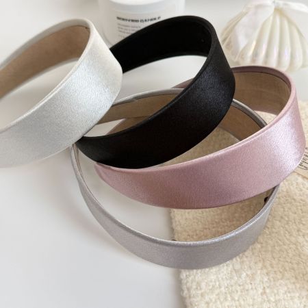 Bandeaux pour cheveux pour femmes, en tissu uni élégant et simple