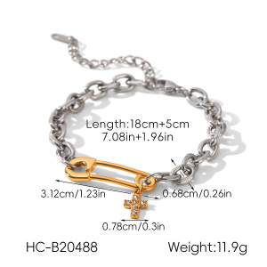 Bracelet Manchette Rétro Rond En Acier Inoxydable Étanche Couleur Or Pour Femme h5 Image2