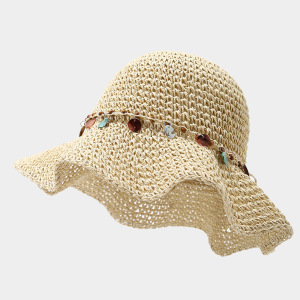 Chapeaux De Paille Unis Pour Femmes, Parfaits Pour Les Vacances h5