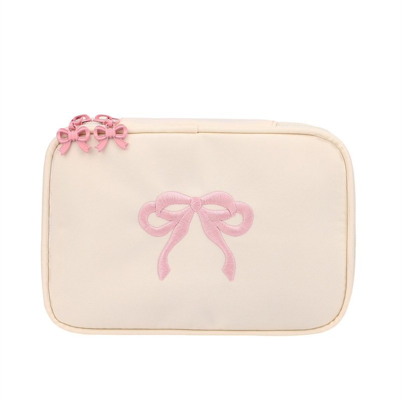 Trousses À Maquillage Romantiques À Nœud Papillon Pour Femmes 