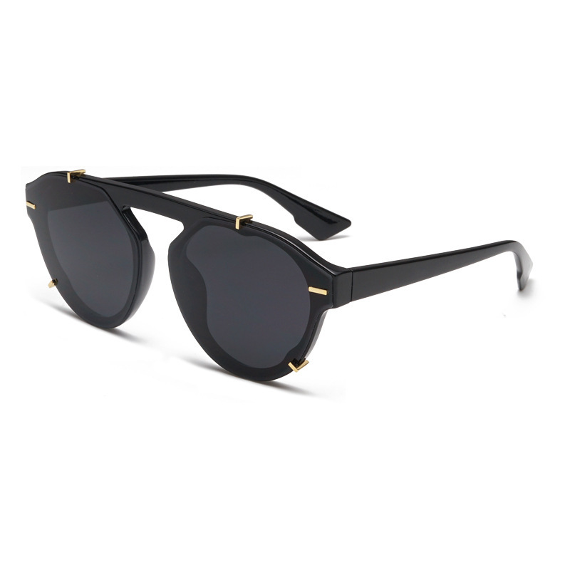 Lunettes De Soleil Femme Simple Series, Couleur Unie Décontractée Image2