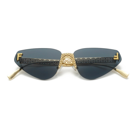 Lunettes de soleil femme Simple Series Casual à dégradé de couleurs 2