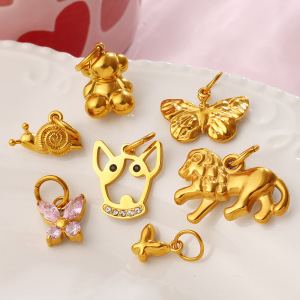 Pendentifs Animaux En Acier Inoxydable Étanche Couleur Or À Faire Soi-Même h5 Image3