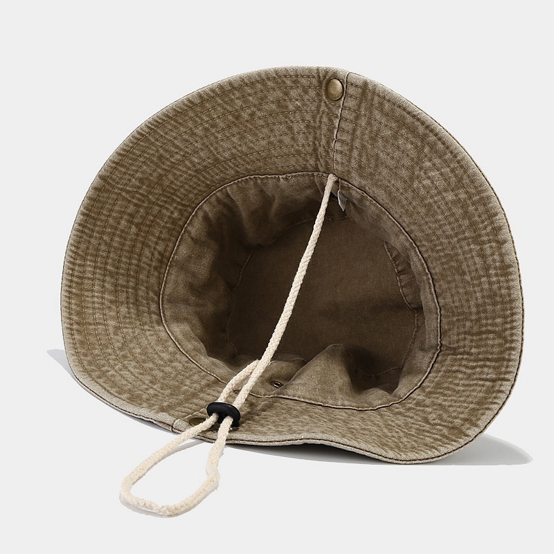 Casquette De Randonnée Décontractée En Denim Uni Image3
