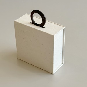 Boîtes À Bijoux En Papier Uni De La Série Simple Daily Letter h5