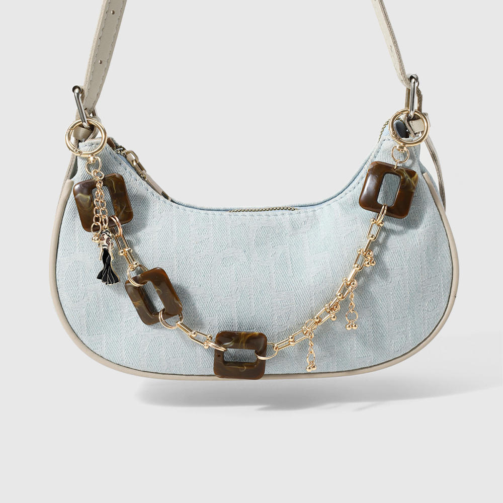 Breloques Pour Sac Femme En Alliage, Motif Nœud Papillon Simple, Couleur Unie, Couleur Fraise Image5