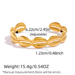 Bracelets Pour Femmes En Acier Inoxydable, Couleur Or, Au Design Créatif Et Étanche h5