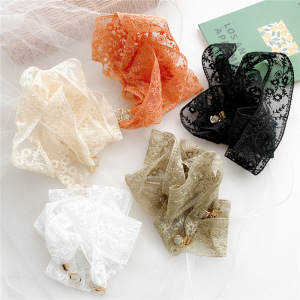 Bandana D'Été Élégante En Dentelle Florale Pour Femme h5 Image4