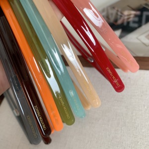 Bandeaux Pour Cheveux Pour Femmes En Acétate De Couleur Unie h5 Image5