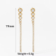 Boucles d'oreilles en or D2786 Image5