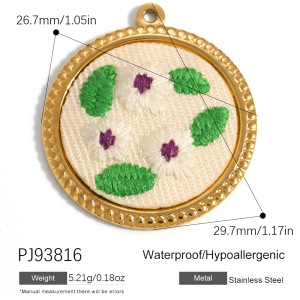 Pendentifs Pour Femmes En Forme De Cœur, En Acier Inoxydable Étanche, Couleur Or, De La Série Classique À Faire Soi-Même h5