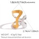 Couleur or et argent/Taille unique/A23-3-260324-8