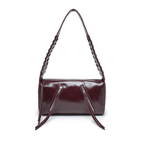 Sacs À Bandoulière Femme En Pu Tissé Uni Style Décontracté h5