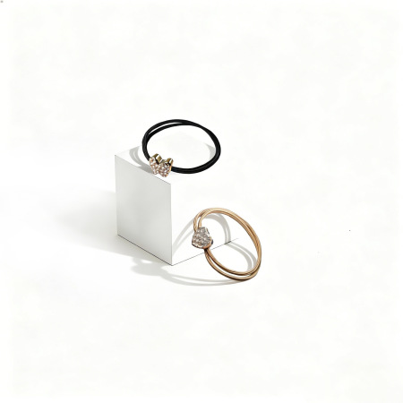 Élastiques à cheveux haute élasticité pour femmes de la gamme Luxurious Series Daily Heart 2