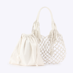 Sac De Plage Femme En Corde Tressée Ajourée, Couleur Unie, Style Vacances h5 