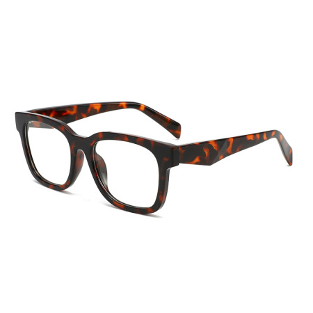Lunettes anti-lumière bleue pour femmes Simple Series à imprimé léopard rétro