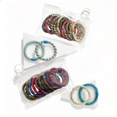 Chouchous pour femmes en tissu multicolore décontracté de la collection Simple Series 2