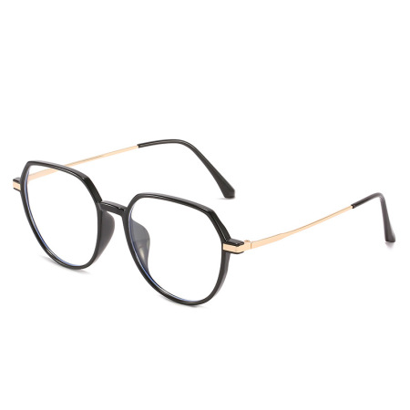 Lunettes unisexes décontractées à couleur unie, collection Simple Series, anti-lumière bleue