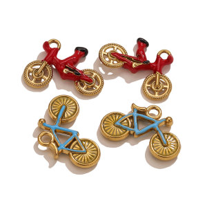 Pendentifs Pour Femmes De La Série Luxueuse Diy, Forme Irrégulière, En Acier Inoxydable Étanche, Couleur Or h5 Image5