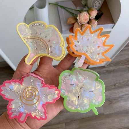 Pinces à cheveux pour femmes en PVC Sweet Plant de la série Romantic 2