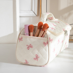 Trousses À Maquillage Pour Femmes Avec Motif Nœud Papillon Mignon h5 Image4