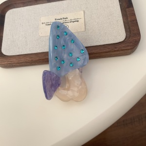 Pinces À Cheveux Pour Femmes En Acétate, Motif Nourriture Mignonne, Série Simple h5 