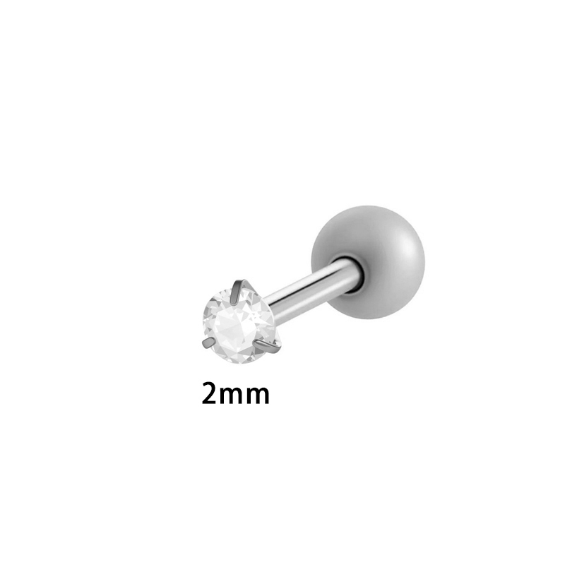 Boucles D'Oreilles Piercing Pour Femme, Luxueuses, Simples, Géométriques, En Acier Inoxydable, Étanches, Couleur Or, Avec Zircon. Image2