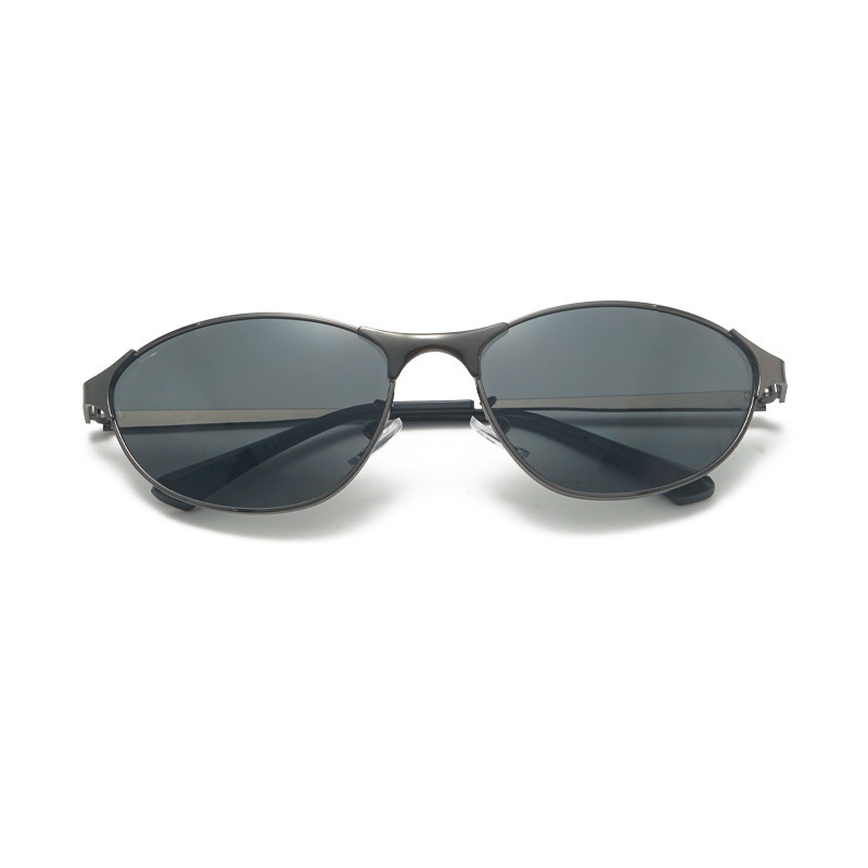 Lunettes De Soleil Femme De La Série Luxueuse, Style Rétro, Couleur Unie Image2