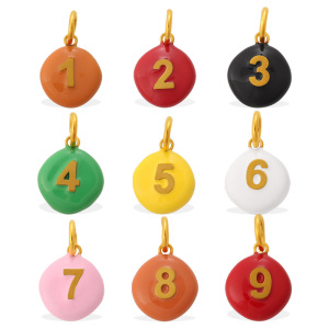 Pendentifs En Acier Inoxydable Avec Chiffres À Faire Soi-Même h5 Image4