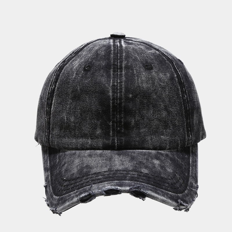 Casquette De Baseball Décontractée En Denim Dégradé De La Série Simple