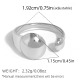 couleur argent/Taille unique Image2