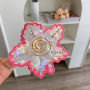 Pinces À Cheveux Pour Femmes En Pvc Sweet Plant De La Série Romantic h5