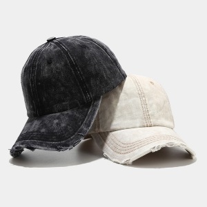 Casquette De Baseball Décontractée En Denim Dégradé De La Série Simple h5 Image2