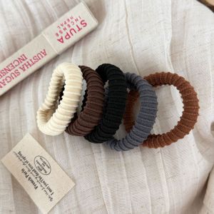 Élastiques À Cheveux Élastiques Pour Femmes, De Couleur Unie Ou Mélangée, Style Décontracté, Collection Simple Series h5 