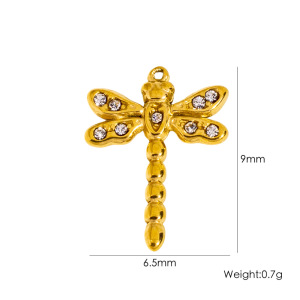 Pendentifs Pour Femmes En Acier Inoxydable Doré, Étanches, De Style Océanique, Ajourés Et En Forme De Feuille, À Faire Soi-Même. h5