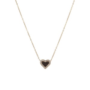 Collier Chaîne Cœur Quotidien Simple Series En Acier Inoxydable Étanche Couleur Or Pour Femme h5 Image5
