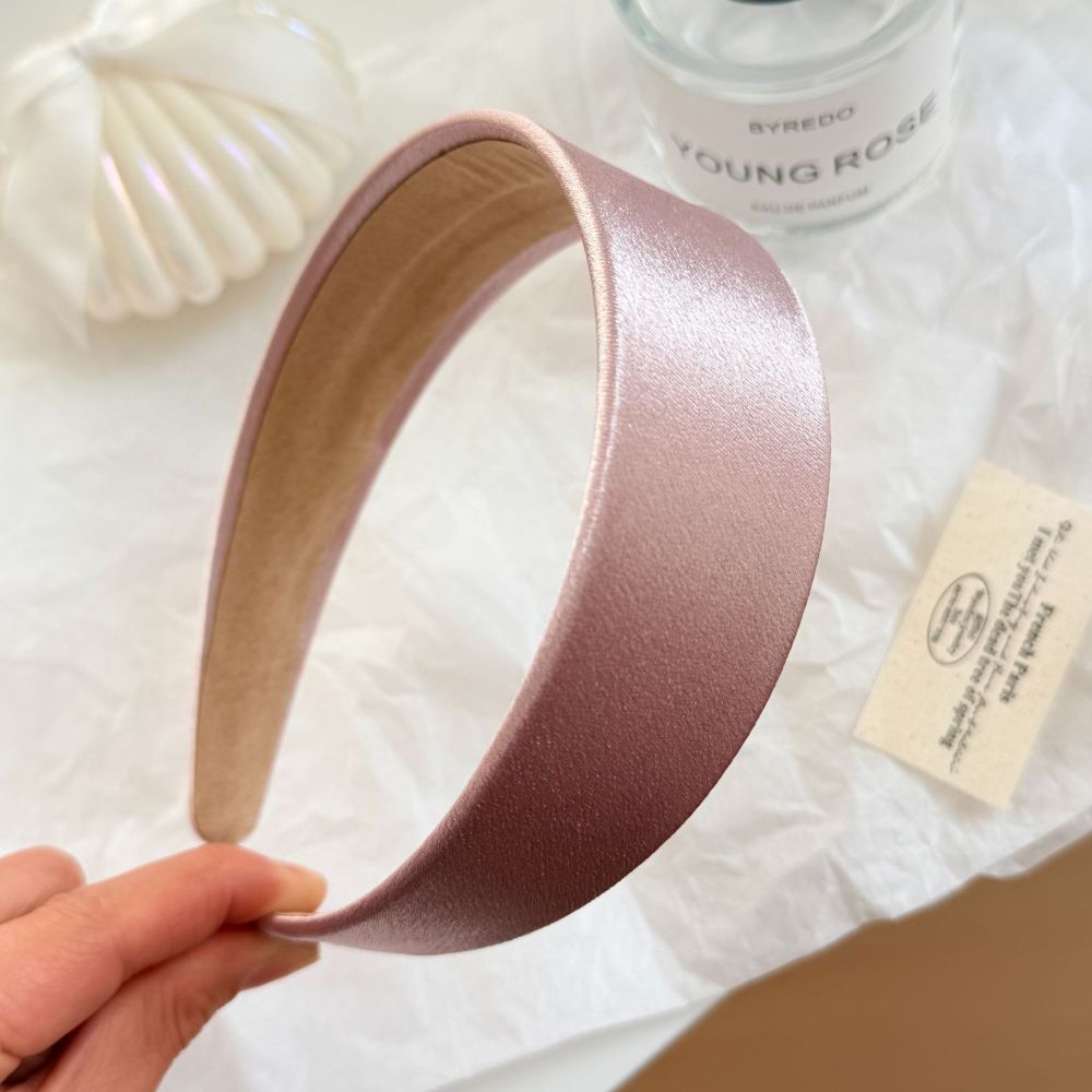 Bandeaux Pour Cheveux Pour Femmes, En Tissu Uni Élégant Et Simple 