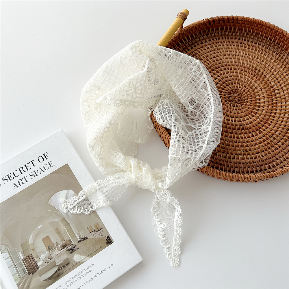 Bandana D'Été Romantique En Dentelle Pour Femme