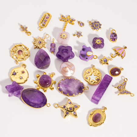 Pendentif femme en acier inoxydable étanche couleur or, forme géométrique soleil, en acier inoxydable, étanche, avec pierre naturelle 2