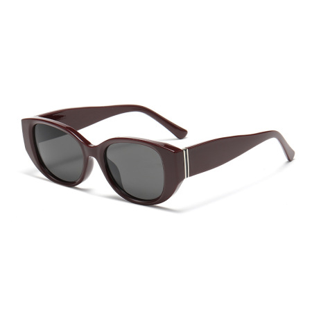 Lunettes de soleil femme Simple Series Retro couleur unie 2