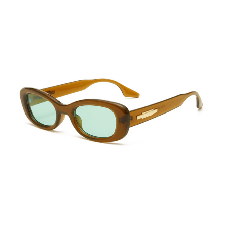 Lunettes de soleil femme Simple Series Retro couleur unie 2