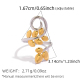 Couleur or et argent/Taille unique/A17-3-2511293